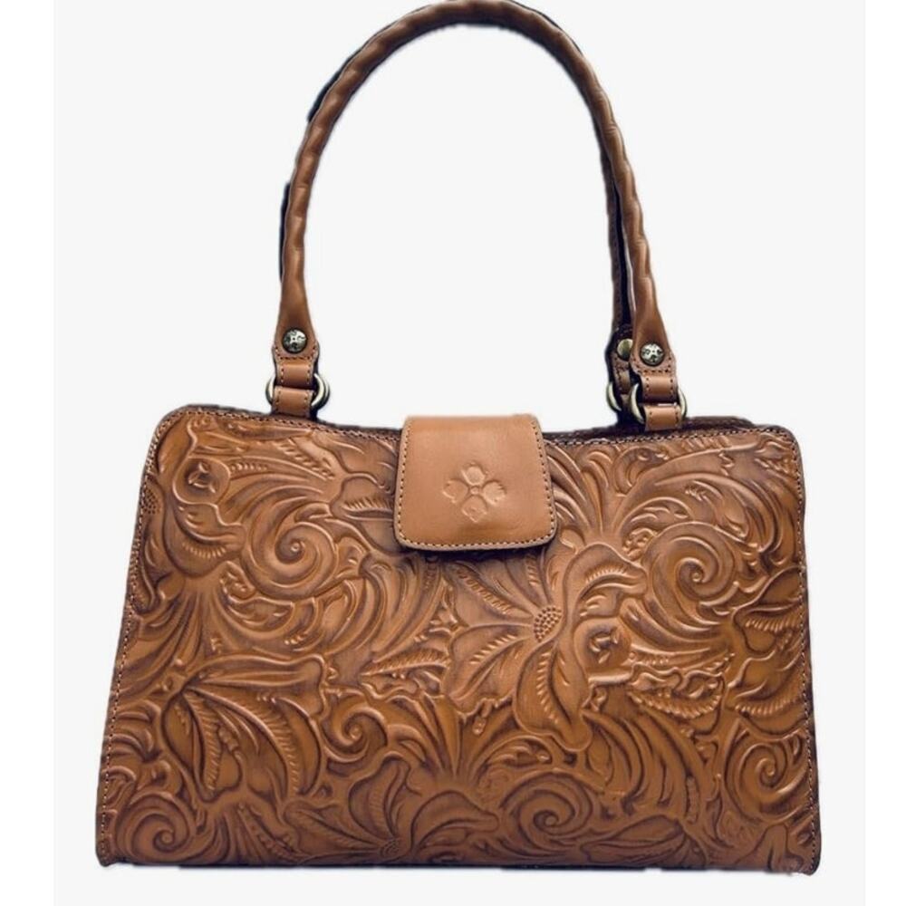 Patricia Nash Rienzo Satchel (Cognac) - Picture 1 of 11